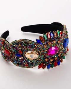 Hair: HA043 Jewelled Headband Multi
