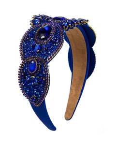 Hair: HA043 Jewelled Headband Blue