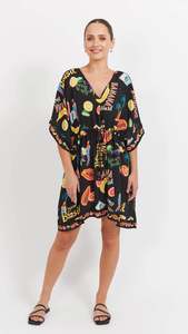 Cabana Dress Brasil Black