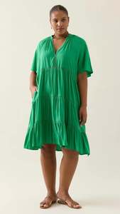 Oline Dress Green