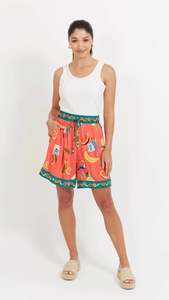 Cabana Short Brasil Coral