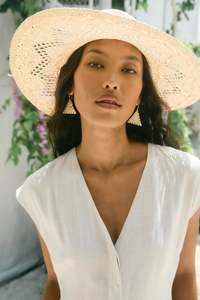 Isle Of Mine: Esme Sun Hat Canvas