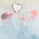 4pcs Cute Elephant Cake Topper (Pink) – The Rose Factory