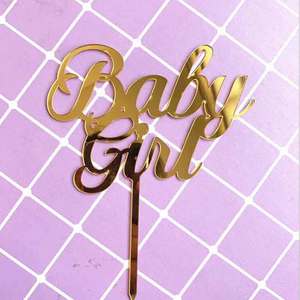 Products: Baby Shower Cake Topper (Girl) – The Rose Factory