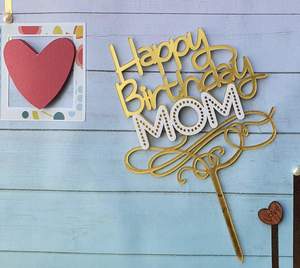 Products: Happy Birthday Mom Cake Topper – The Rose Factory