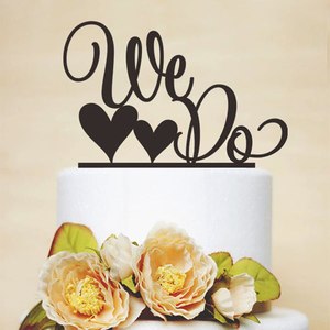 Products: We Do Wedding Cake Topper – The Rose Factory