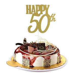 Products: Happy 50th Cake Topper – The Rose Factory