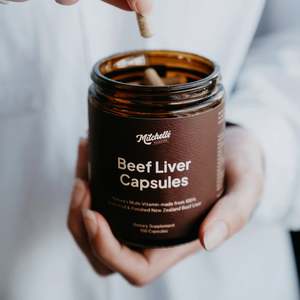 Mitchells Nutrition Beef Liver Capsules 150 Cap