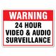 iSecure ICL-A2CCTVAVWSIGN-A 5mm Weatherproof Acrylic (Plastic) CCTV Surveillance