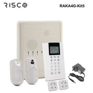 Risco Wireless Alarms: RAKA4G-Kit5 - Risco Agility 4 Kit - GSM Control Panel, Panda Keypad, 1x iWave, 1x eyeWave PIRCam, 2x Panda Remotes, PSU