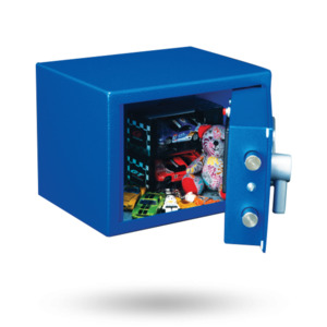 Safes: Yale Mini Safe - Blue - SYSV/170/DB1/BL1
