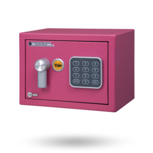 Safes: Yale Mini Safe - Pink - SYSV/170/DB1/PK1
