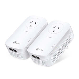 Cable: TP-Link AV2000 2-Port Gigabit Passthrough Powerline Starter Kit