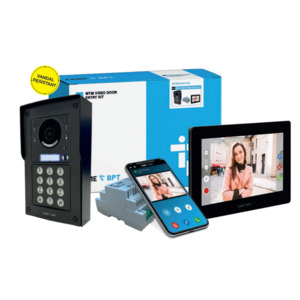 Bpt: MTMVR-XTS-KIT-L - BPT - MTM Vandal Resistant + XTS 7" WIFI Monitor - Video Intercom Kit