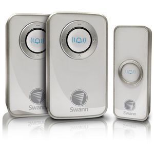 Smart Doorbells: Swann SWHOM-DC820P2-AUS Wireless Door Chime with Mains Power