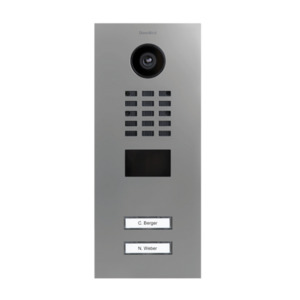 DB-D2102V - Doorbird IP Video Door Station Stainless Steel V2A Brushed, 2 Call Buttons