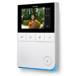 Doorbird Intercoms: DB-A1101-W - Doorbird Indoor IP Video Station, Surface Mounting, White