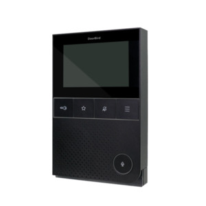Doorbird Intercoms: DB-A1101-B - Doorbird Indoor IP Video Station, Surface Mounting, Black