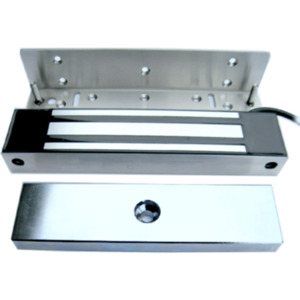ECA485 - Stainless Steel 485kg waterproof magnetic lock with mounting plate