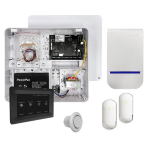 EC-KIT TOUCH B NC - EC security alarm kit with black touch screen keypad (no cable)