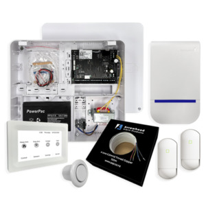 Alarm Kitseis: EC-KIT TOUCH W - EC security alarm kit with (white 5" touch screen keypad)