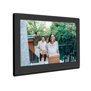 Home Intercoms With App: E-CON MONITOR-B - Black 7" touch screen monitor with Wifi & Ethernet. Compatible with E-CON GATE & EC-CON GATE-K