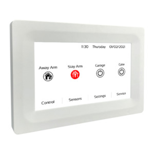 EC-TOUCH W - 5" Touch Keypad in White