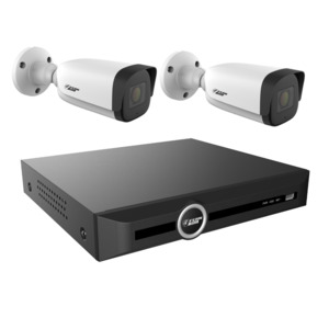 FERN360 Surveillance Kit - 2 Motorised Lens Starlight 5MP Bullet Cameras and 10ch NVR - 2TB