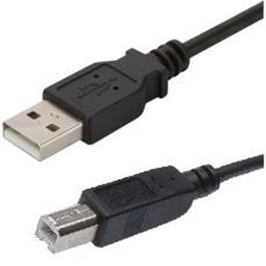 Leads: DK-300105-050-S - Digitus USB 2.0 Type A (M) to USB Type B (M) 5m Device Cable