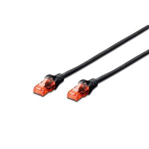 DK-1617-100/BL - Digitus UTP CAT6 Patch Lead - 10M Black