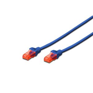 Leads: DK-1617-100/B - Digitus UTP CAT6 Patch Lead - 10M Blue