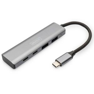 Usb Hubs Docking: DA-70245 - DIGITUS USB-C 4 Port HUB, 2x USB A + 2x USB-C