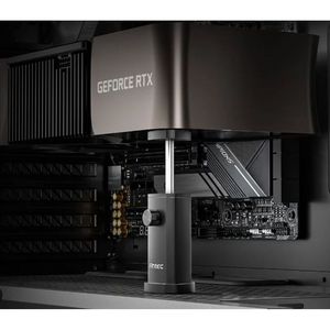 Brackets Furniture: CFAN-AT-IGPUH-L100-PRSM-BK - Antec I Shape Prism Adjustable (Supports RTX 40 Series) GPU - Bracket