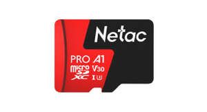 Memory Storage: Netac P500 Extreme Pro microSDXC V30 Card with Adapter 512GB