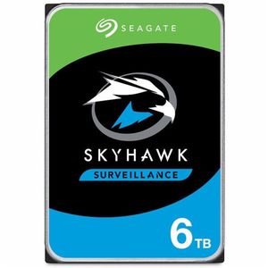 Memory Storage: ST6000VX009 - Seagate SkyHawk 6TB 3.5" SATA 256MB Surveillance HDD.