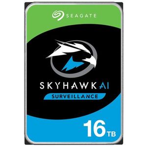 Memory Storage: ST16000VE002 - Seagate SkyHawk AI 16TB SATA 3.5" 256MB Surveillance HDD