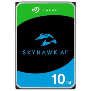 Memory Storage: ST10000VE001 - Seagate SkyHawk AI 10TB SATA 3.5" 256MB Surveillance HDD 5yr wty