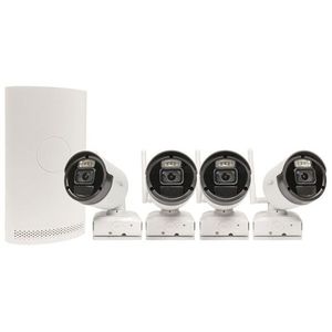 Surveillance Cameras Recorders Ip: CNK8244WPB-A - Concord 8 Channel Wireless NVR Kit with 4x 2K Battery Cameras