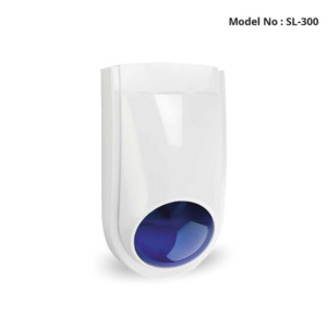 SL-300 - Outdoor Siren Blue Lens