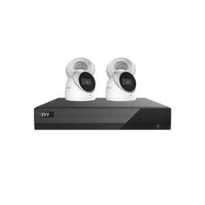 Tvt Surveillance: TVT-4CHNVR 2CAMKIT-AI-6MP - 4 Chl NVR kit (incs 1x TVT-4CHNVR-P, 2x TVT-D2.8POE-6MP-AI