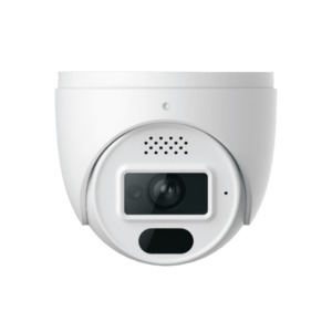 Tvt Surveillance: TVT-D2.8-F-4MP - 4MP AI Dome Camera, 2.8mm Lens, Blue & Red Motion Warning Light