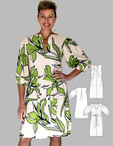 V Necks: Nikau Dress