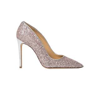Pumps: Ariel - Antique Rose Glitter