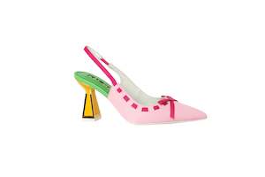 Long Shoes 42: Kacy - Cheeky Pink/Multi