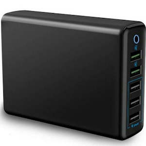 Phone Chargers: 5 Port Usb Charger Fast Charger