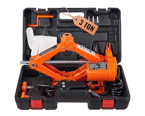 Trade Me Motors: Electric Car Jack 3 Ton, 12V