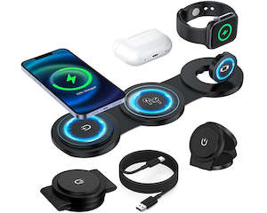 All: 3-in-1 Wireless Charging Pad for Apple Devices Compitable