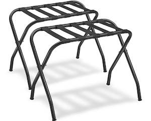 All: Luggage Racks Set of 2 - Black