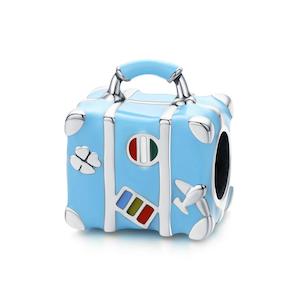 Frontpage: Blue Suitcase Charm