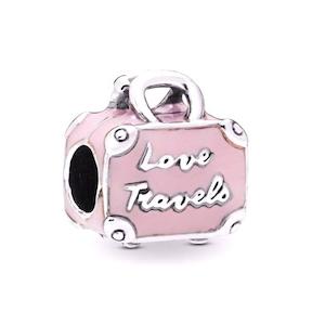 Frontpage: Pink Love Travels Charm